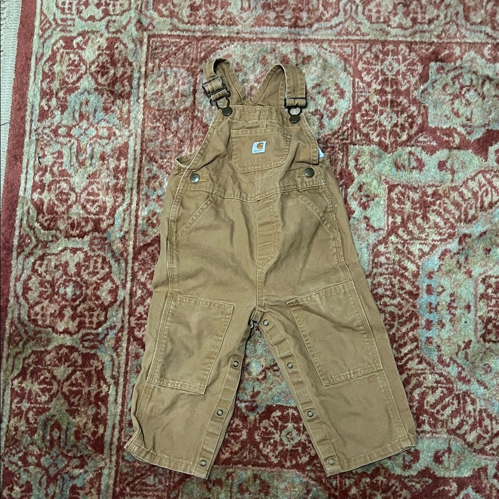 Carhartt Kids Tan Overalls